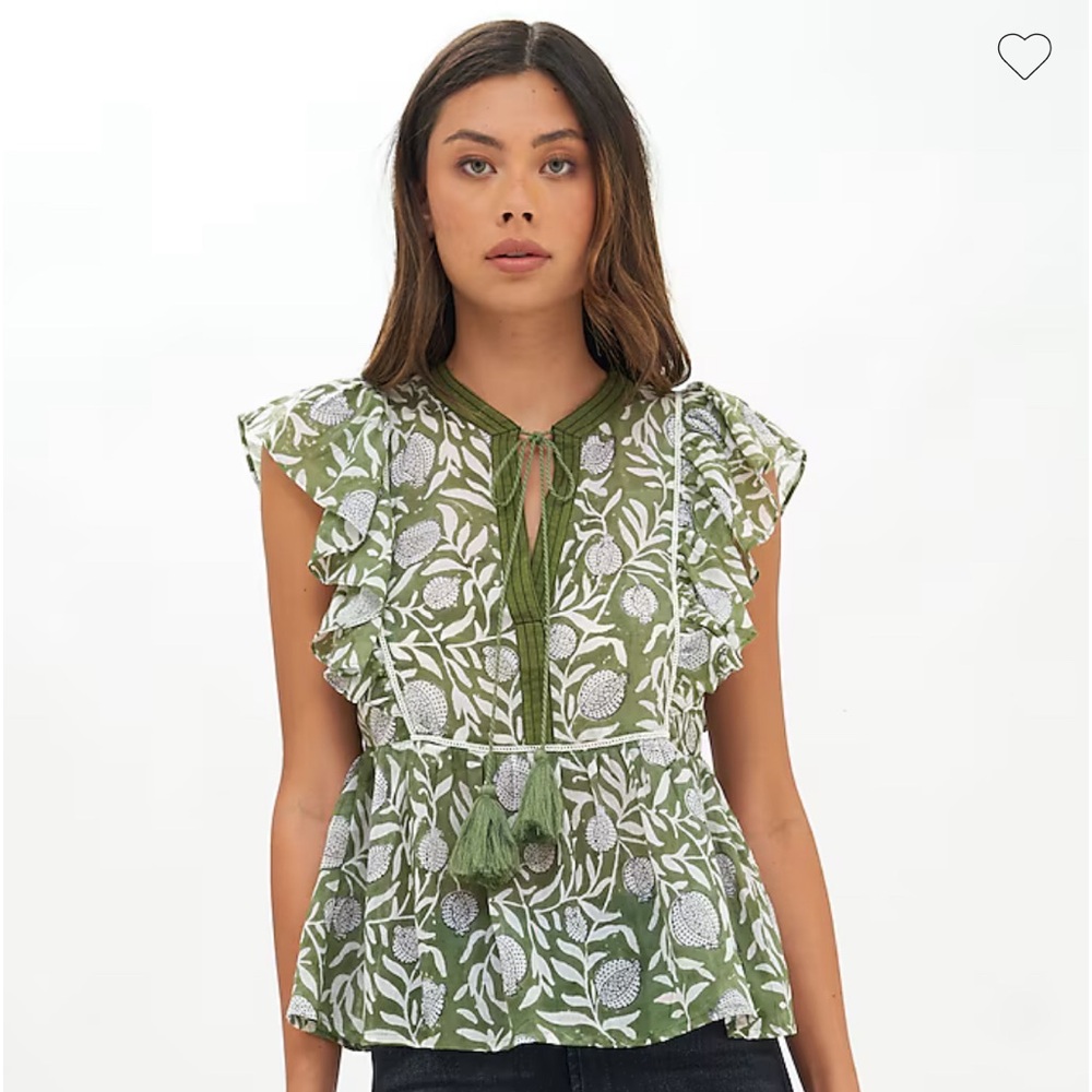 Oliphant Flirty Tie Top